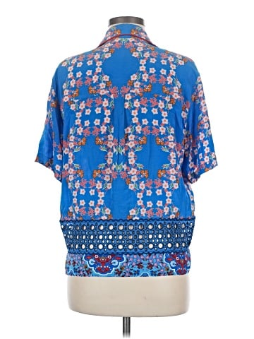Sandro Short Sleeve Blouse (view 2)