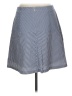 Ann Taylor LOFT Chevron-herringbone Blue Casual Skirt Size 12 - photo 2