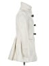 Moda International Ivory Wool Coat Size S - photo 4