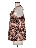 Jennifer Lopez Brown Sleeveless Blouse Size M - photo 5
