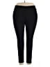 Hannah Solid Black Active Pants Size 2X - photo 1