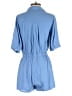 Tularosa Solid Blue Romper Size S - photo 2