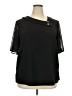 BLOOMCHIC 100% Polyester Black Short Sleeve Top Size 18 - 20 - photo 1