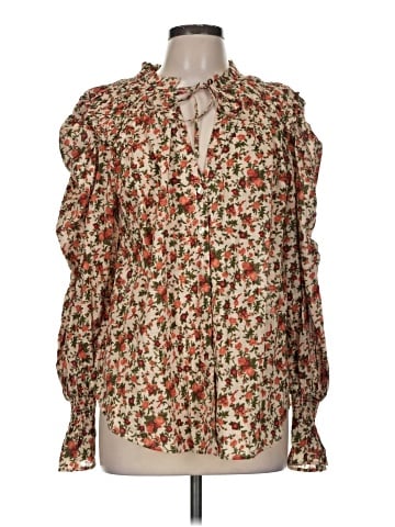 Free People 3/4 Sleeve Blouse (view 1)