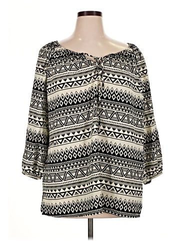 Sunny Leigh 3/4 Sleeve Blouse (view 1)