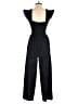 LOFT Beach 100% Cotton Solid Black Jumpsuit Size XS - photo 2