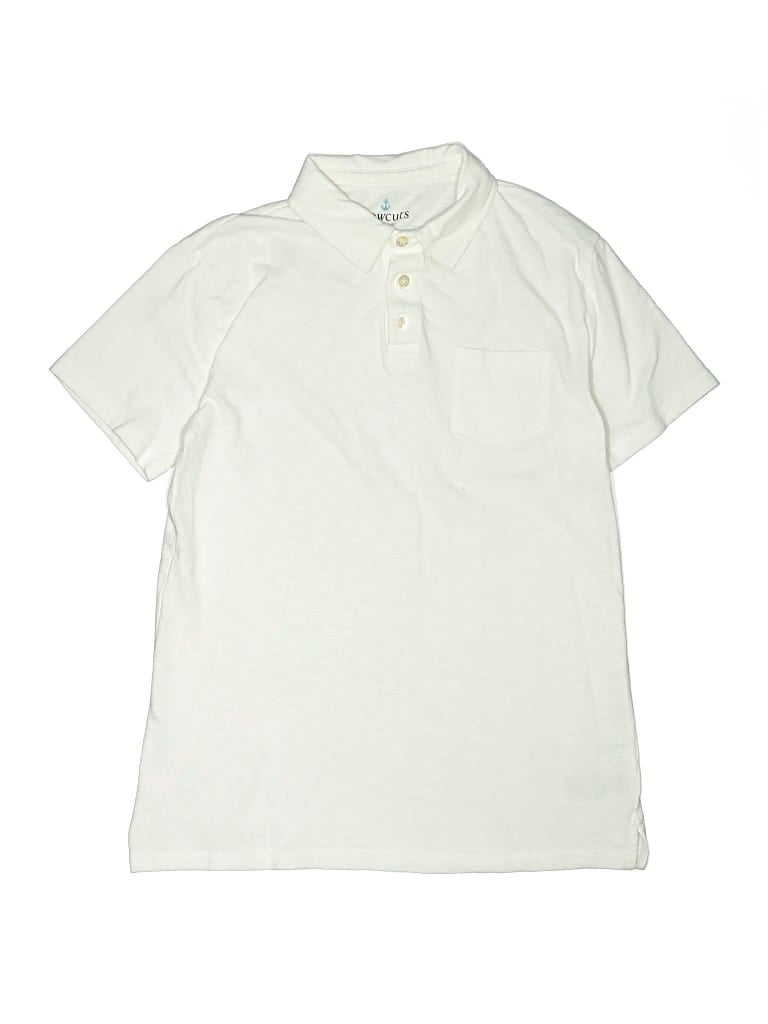 Pre-owned Crewcuts Kids' Short Sleeve Polo Shirt In Green