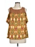 Cato Brown Sleeveless Blouse Size L - photo 1