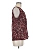 Jennifer Lopez 100% Polyester Burgundy Tank Top Size M - photo 4