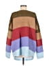 Earthbound Trading Co. Color Block Stripes Brown Pullover Sweater Size L - photo 2