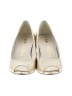 Anne Klein Metallic Ivory Heels Size 7 - photo 2