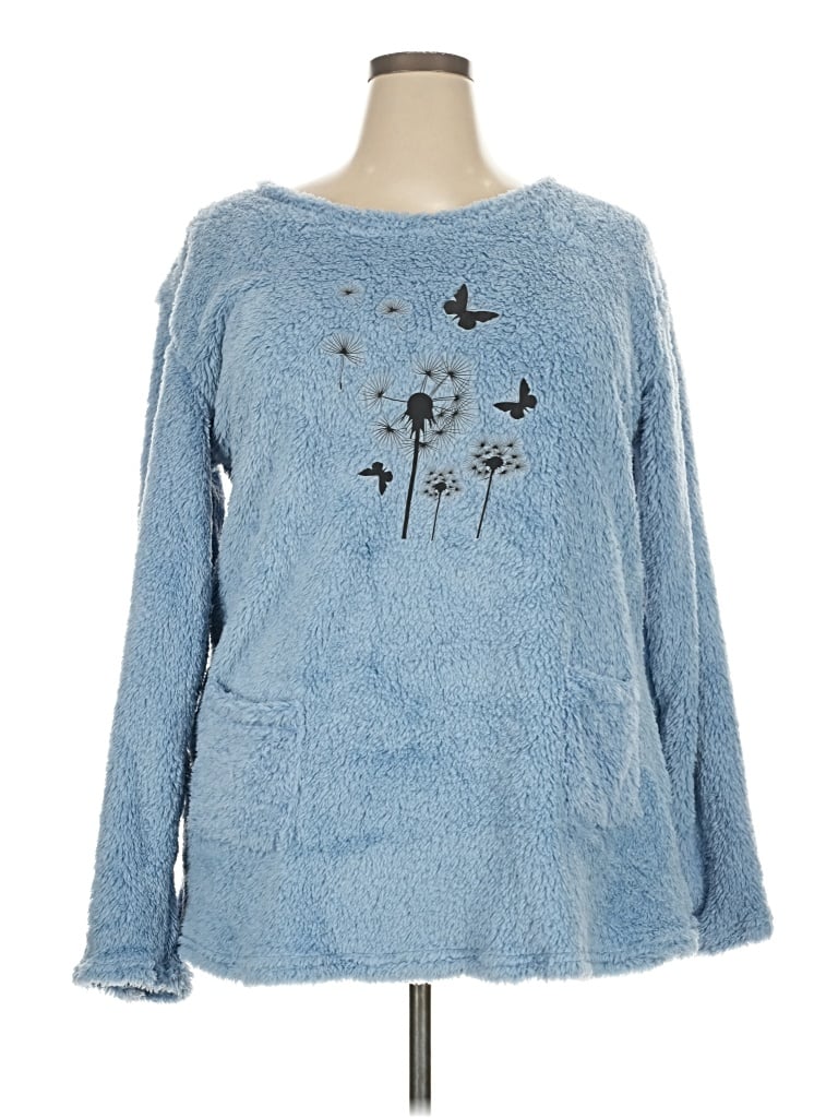 Pre-owned Unbranded Sweatshirt In Blue