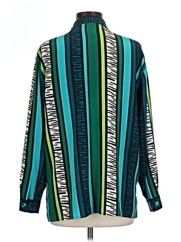 Diane von Furstenberg Long Sleeve Button-Down Shirt (view 2)