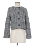 H&M 100% Polyester Houndstooth Gray Blazer Size S - photo 1