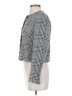 H&M 100% Polyester Houndstooth Gray Blazer Size S - photo 5