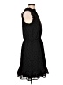 Ann Taylor LOFT 100% Polyester Polka Dots Black Casual Dress Size 10 (petite) - photo 4