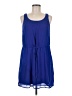Bar III 100% Polyester Solid Blue Casual Dress Size M - photo 1