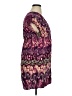 Xhilaration 100% Rayon Purple Kimono Size XL - photo 4