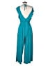 Rolla Coster Solid Teal Jumpsuit Size M - photo 2
