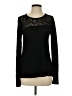 Lucky Brand Black Long Sleeve Top Size S - photo 1