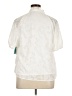 CeCe 100% Polyester Ivory Short Sleeve Blouse Size XL - photo 2