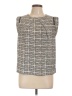 Eva Longoria 100% Polyester Gray Sleeveless Blouse Size L - photo 1