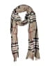 V.Fraas 100% Viscose Plaid Gray Scarf One size - photo 1