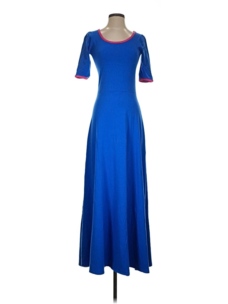 Pre-owned Lularoe Casual Dress In Blue