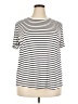 Gap Stripes Ivory Short Sleeve T-Shirt Size XXL - photo 1