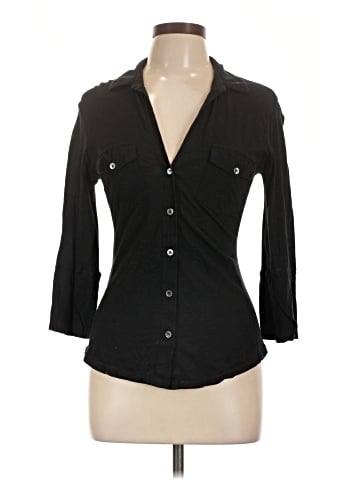 James Perse 3/4 Sleeve Button-Down Shirt (view 1)