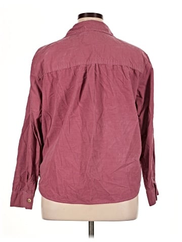 Kensie Long Sleeve Button-Down Shirt (view 2)