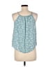 Gap 100% Viscose Teal Sleeveless Blouse Size M - photo 2