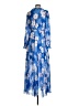 Unbranded 100% Polyester Blue Casual Dress Size S - photo 2