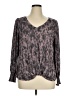 Democracy Gray 3/4 Sleeve Blouse Size 1X - photo 1