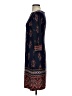 Wisp Paisley Blue Casual Dress Size 4 - photo 5