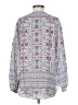 Dylan Blue Long Sleeve Blouse Size S - photo 2