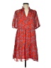 CeCe 100% Polyester Paisley Red Casual Dress Size M - photo 1