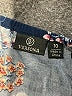 Versona 100% Rayon Floral Blue Jumpsuit Size 10 - photo 4