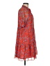 CeCe 100% Polyester Paisley Red Casual Dress Size M - photo 4
