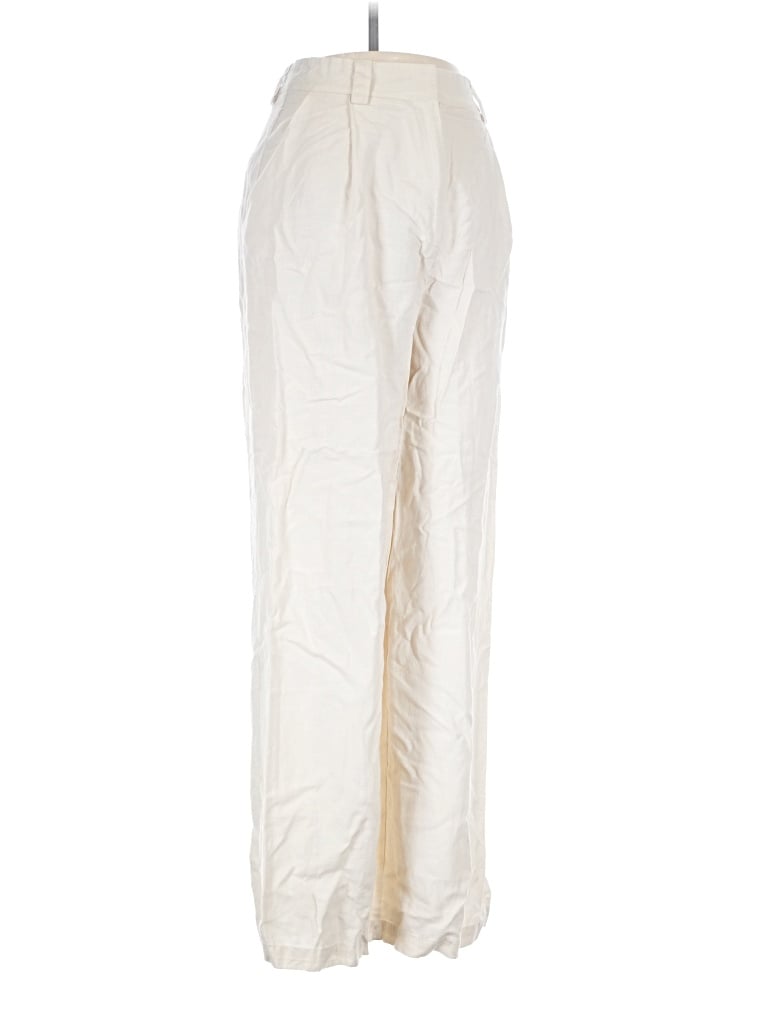 Pre-owned Lioness Linen Pants In Ivory