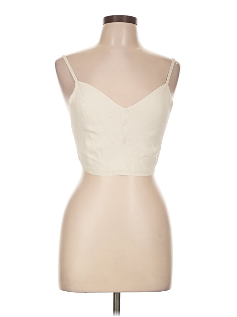 Pre-owned Wilfred Tank Top Ivory Strapless Neckline Tops