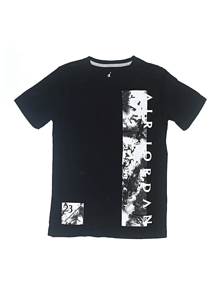 Pre-owned Air Jordan Kids' Short Sleeve T-shirt In Black
