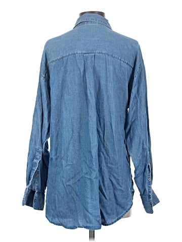 Ann Taylor LOFT Long Sleeve Button-Down Shirt (view 2)
