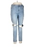 STUDIO BLUE Hearts Blue Jeans Size 33 waist - photo 1