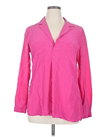 Lilly Pulitzer Long Sleeve Silk Top (view 1)