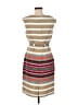 Cato Stripes Tan Casual Dress Size 8 - photo 2
