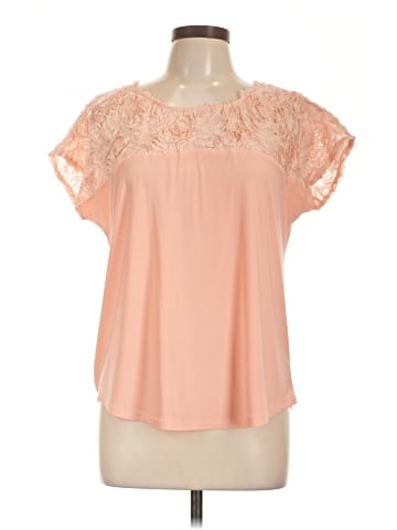 NY Collection Short Sleeve Blouse (view 1)