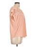 NY Collection Pink Short Sleeve Blouse Size L (petite) - photo 4