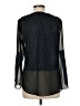 Aryn K. Black Long Sleeve Blouse Size M - photo 2