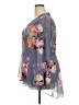 City Chic Floral Gray 3/4 Sleeve Blouse Size 18 (M) - photo 5